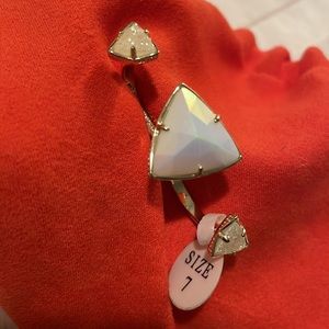 Brand New Kendra Scott Iridescent Double Ring